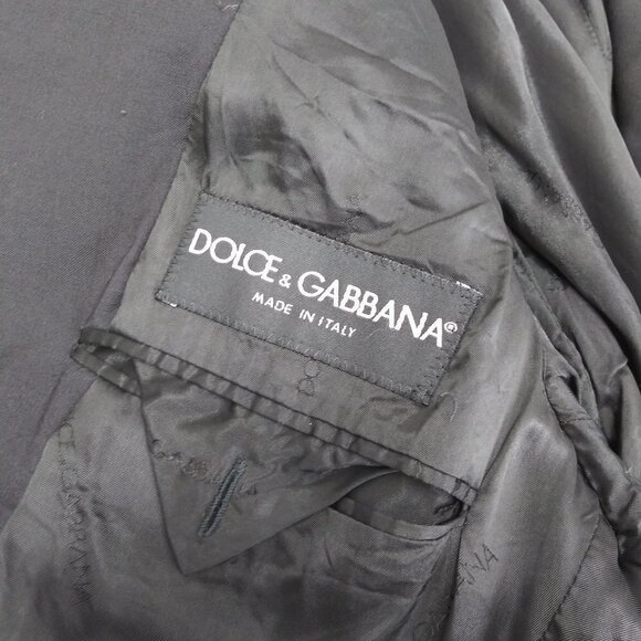 Dolce & Gabbana Men’s 3-Button Black Blazer Corpcore - Picture 7 of 14